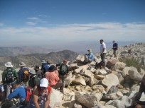 Crowded at the summit of San Gorgonio