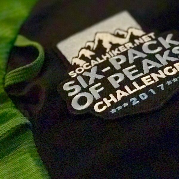 2017 Six-Pack of Peaks Patch on Backpack
