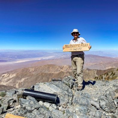 Author Chris Griffith atop the summit