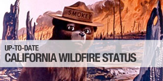 Get up-to-day wildfire status throughout California