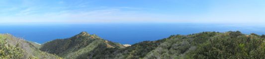 Panoramic view from the east end of Catalina