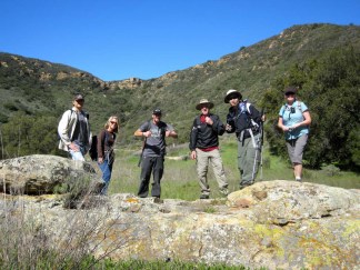 Hikers in Blackstar Canyon