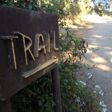 Sign to the Sam Merrill Trail