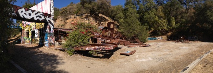 Nazi compound ruins in Pacific Palisades