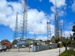 Vast array of telecommunications towers