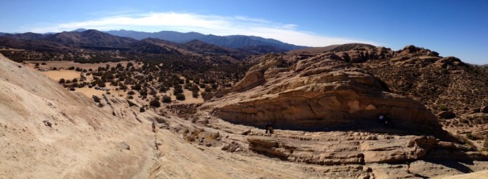 View from the top of Vasquez Rocks