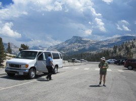 Our shuttle, at Olmstead Point