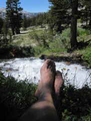 Relaxing at Duck Creek