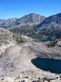 Looking north on the JMT