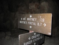 Whitney Trail Crest Junction, 3am