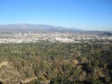 View of the San Gabriel mountains