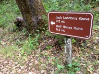 The Wolf House and the Jack London grave site