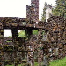 Wolf House ruins