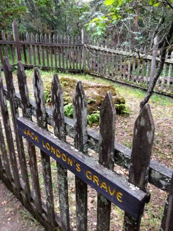 Jack London's grave