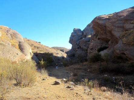One the PCT in the lower canyon