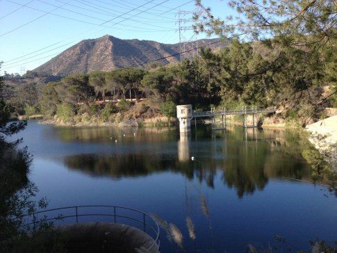 Another view of the Hollywood Reservoir