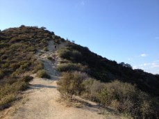 A steep section on the Hero Trail