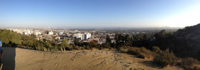 LA panorama from the Star Trail