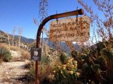 Old Trail Sign