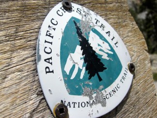 Pacific Crest Trail Marker