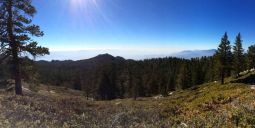 Panorama en route to San Jacinto Peak