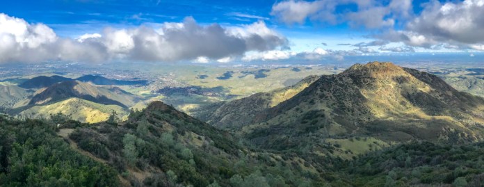 The view from Mt Diablo