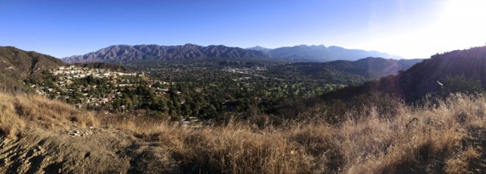 Panoramic View of the San Gabriel Mountains