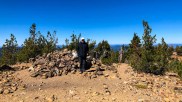 Rockpile on the summit of Maiden Peak