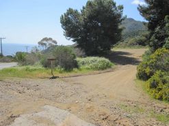 The trailhead for the Trans-Catalina Trail
