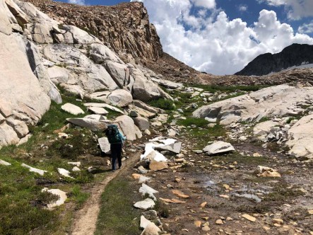 Trail to Red Peak Pass