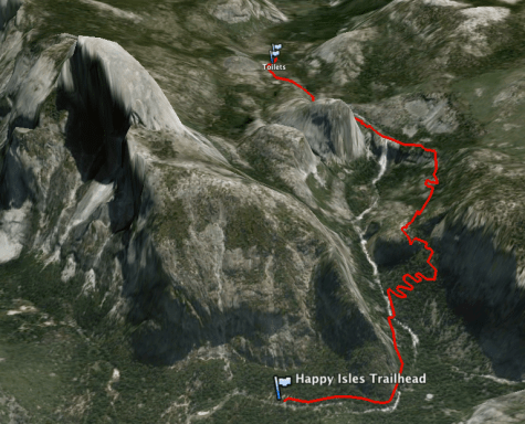 Happy Isles to Little Yosemite Valley