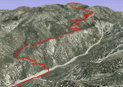 Vivian Creek trail to San Gorgonio